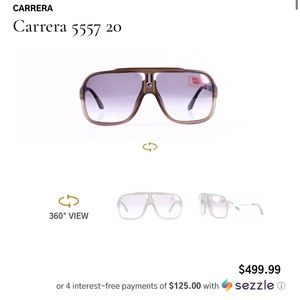 CARRERA 5557 AVIATOR SUNGLASSES (Vintage)